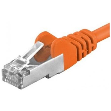 Premiumcord Patch kabel CAT6a S-FTP, RJ45-RJ45, AWG 26/7 2m, oranžová, sp6asftp020E