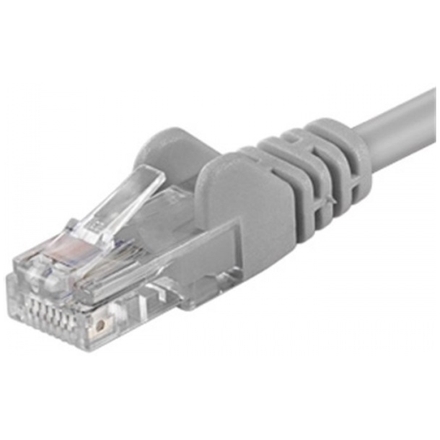PremiumCord Patch kabel UTP RJ45-RJ45 CAT6 0.5m šedá, sp6utp005