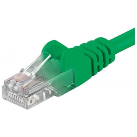 PremiumCord Patch kabel UTP RJ45-RJ45 level 5e 1m zelená, sputp01G