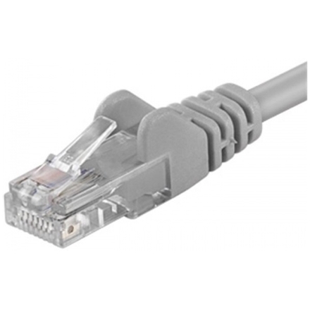 PremiumCord Patch kabel UTP RJ45-RJ45 level 5e 2m šedá, sputp02