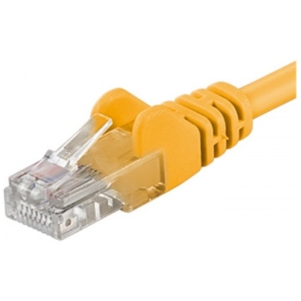 PremiumCord Patch kabel UTP RJ45-RJ45 level 5e 2m žlutá, sputp02Y