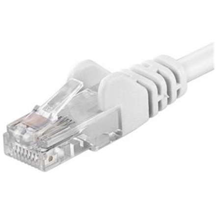 PREMIUMCORD Patch kabel UTP RJ45-RJ45 level CAT6, 5m, bílá, sp6utp050W