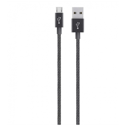 Belkin MIXIT UP Metallic MicroUSB - USB, Černý, F2CU021BT04-BLK