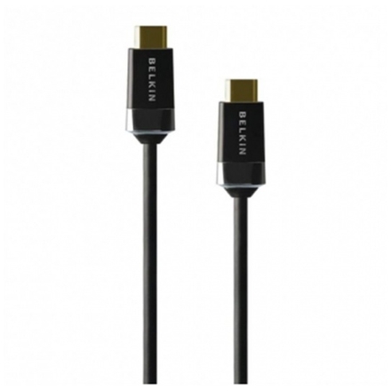 BELKIN HDMI - HDMI Kabel 4K/Ultra HD s Ethernet, pozlac., 1m, HDMI0018G-1M
