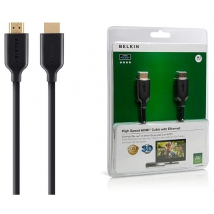 BELKIN Gold High-speed HDMI kabel s Ethernet a podporou 4K/UltraHD, 5m, F3Y021bt5M