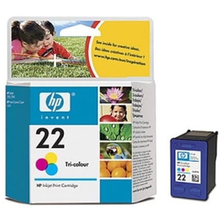 HP no. 22 - 3barevná ink. kazeta, C9352AE, C9352AE - originální