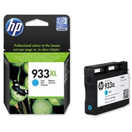 HP 933XL azurová inkoustová kazeta, CN054AE, CN054AE - originální