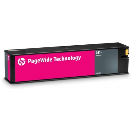 HP 981Y - purpurová inkoustová kazeta, L0R14A, L0R14A - originální
