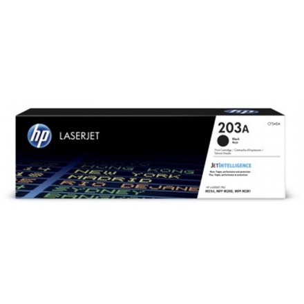 HP 203A Black Original LJ Toner Cartridge, CF540A, CF540A - originální