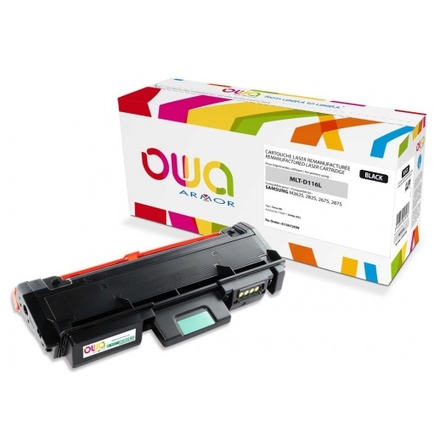 OWA Armor toner kompatibilní s Samsung MLTD116L, SU828A, 3000st, černá/black, K15672OW