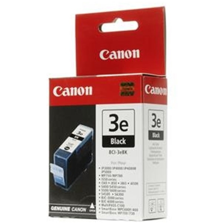 CANON BCI-3eBK ink.kazeta pro S4x0,MPC400, MPC600, černá, 4479A002 - originální