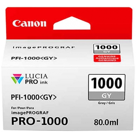 Canon PFI-1000 GY, šedý, 0552C001 - originální