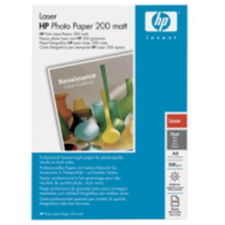 HP Laser Photo Paper,mat,A4,100 listů,200g/m2, Q6550A