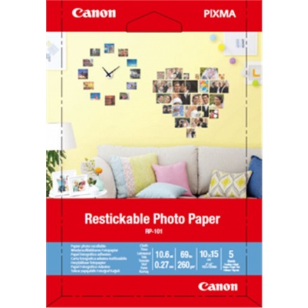 Canon RP-101 Restickable Photo Paper, 3635C002