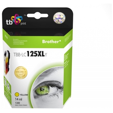 Ink.kazet kompatibilni s Brother LC125XLY 100% new, TBB-LC125XLY