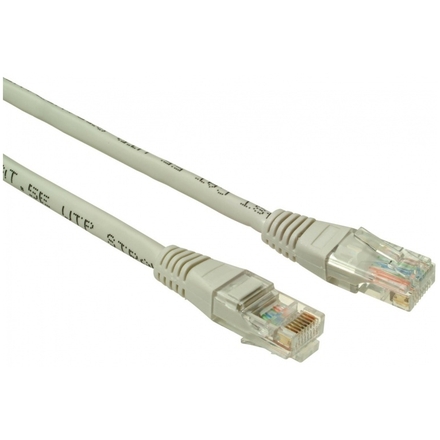 SOLARIX patch kabel CAT5E UTP PVC 1m šedý non-snag proof, 28310109