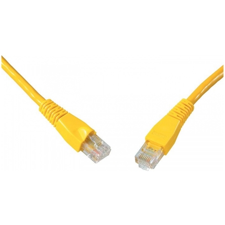 SOLARIX patch kabel CAT6 UTP PVC 2m žlutý snag proof, 28640209