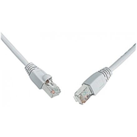 SOLARIX patch kabel CAT5E SFTP PVC 10m šedý snag proof, 28321009