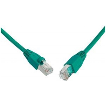 SOLARIX patch kabel CAT5E SFTP PVC 3m zelený snag-proof, 28450309