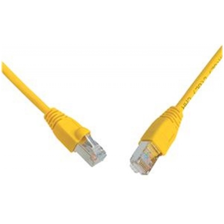 SOLARIX patch kabel CAT6 SFTP PVC 1m žlutý, 28740109
