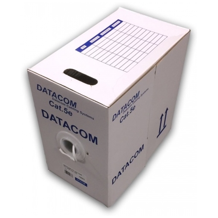 DATACOM FTP drát CAT5E  PVC,Eca 305m bílý, 12001