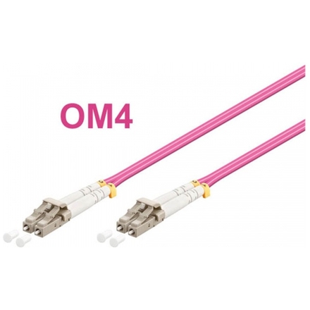 Optický patch kabel duplex LC-LC 50/125 MM 1m OM4, 5027106851