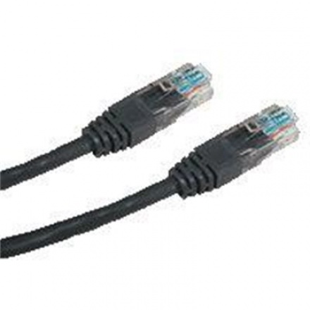 DATACOM patch cord UTP cat5e 0,25M černý, 1491