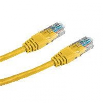 DATACOM patch cord UTP cat5e 0,25M žlutý, 1495