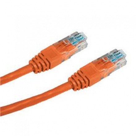 DATACOM patch cord UTP cat5e 5M oranžový, 1546