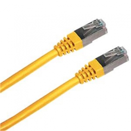 Patch cord FTP cat5e 1M žlutý, 1615