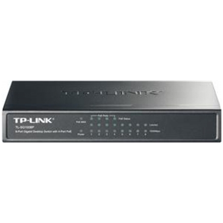 TP-Link TL-SG1008P 8xGB (4xPOE) 64W Desktop fanless Switch, TL-SG1008P