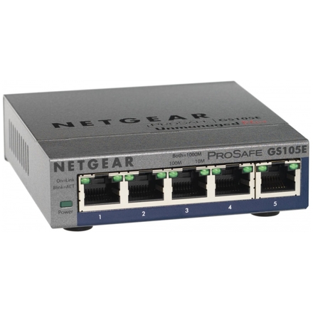 NETGEAR 5xGb Plus Switch,web monit.GS105E, GS105E-200PES