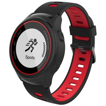 iGET ACTIVE A4 Black - chytré hodinky, IP68, GPS, LCD, BT 4.0, export Strava, LCD, 500mAh,Multisport, A4 Black