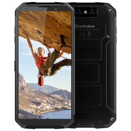 iGET Blackview GBV9500 Black odolný telefon, 5,7" FHD, 4GB+64GB, DualSIM, 4G, IP69K, Android 8.1,NFC, GBV9500 Black