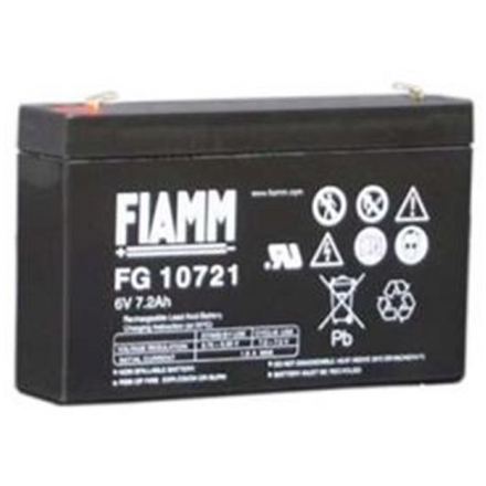 Fiamm olověná baterie FG10721 6V/7,2Ah, 07943