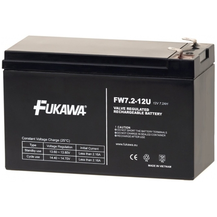 FIAMM Akumulátor FUKAWA FW 7.2-12 F2U (12V 7,2Ah), 11509