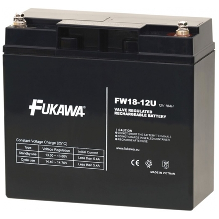 FIAMM Akumulátor FUKAWA FW 18-12U (12V 18Ah), 12158