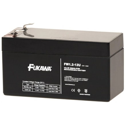 FIAMM Akumulátor FUKAWA FW 1.2-12 F2U (12V 1,2Ah), 12155