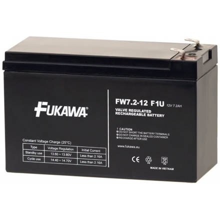 FIAMM Akumulátor FUKAWA FW 7.2-12 F1U (12V 7,2Ah), 12341