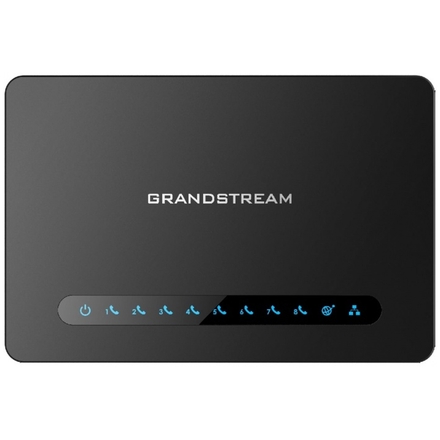 Grandstream HT818 (ATA), 8x FXS, 2 SIP profily, 1x Gbit LAN, NAT router, 3-cestná konf., HT818