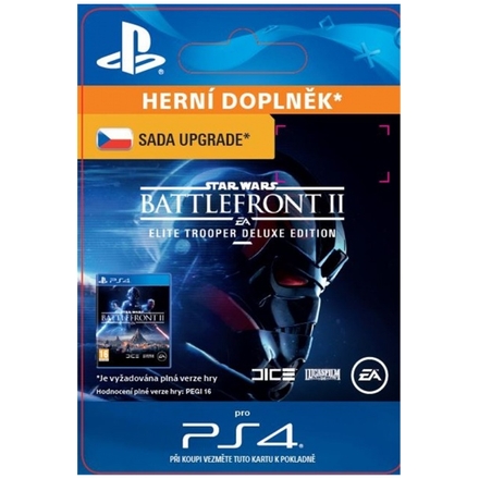 SONY ESD ESD CZ PS4 - STAR WARS™ Battlefront™ II: Deluxe - Upgrade (Av. 17.11.2017), SCEE-XX-S0035193