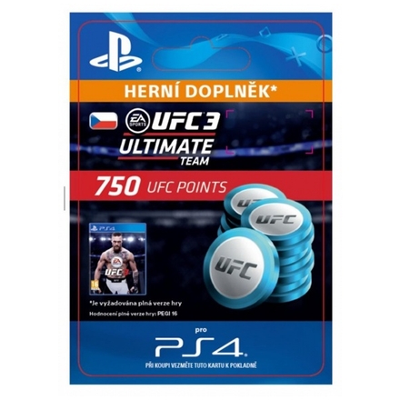 SONY ESD ESD CZ PS4 - EA SPORTS™ UFC® 3 - 750 UFC POINTS, SCEE-XX-S0036930