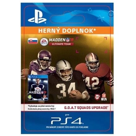 Sony Esd ESD SK PS4 - G.O.A.T. Squads Upgrade, SCEE-XX-S0032659