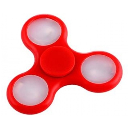 Spinner Fidget LED Light Red, 8595642263873