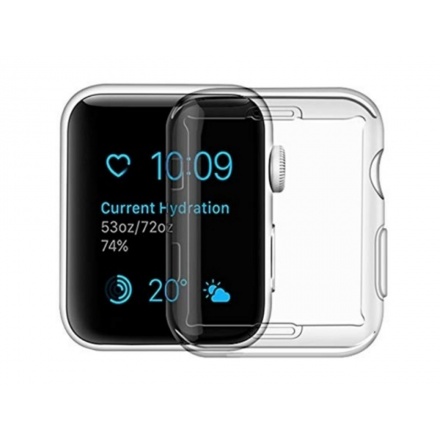 USAMS BH485 TPU Full Protective Pouzdro pro Apple Watch 40mm Transparent, 6958444964768