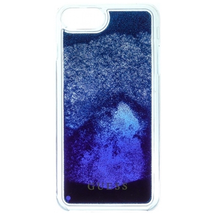 Guess Liquid Glitter Hard Pouzdro Blue Degrade pro iPhone 6/6S/7 Plus, 3700740398210