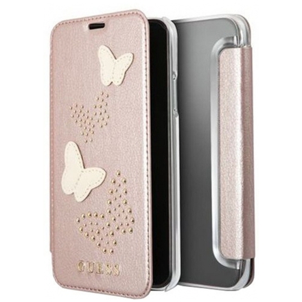 Guess Studs and Sparkle Book Rose Gold iPhone X, 3700740407462