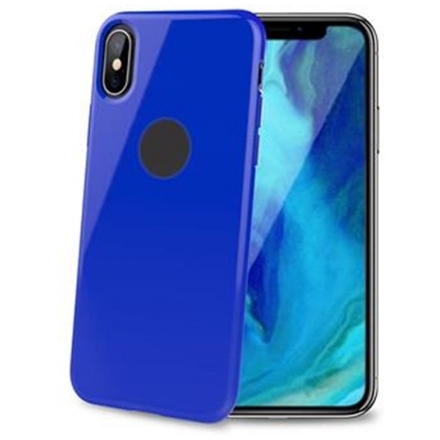 TPU pouzdro CELLY iPhone XS Max, modré, GELSKIN999BL