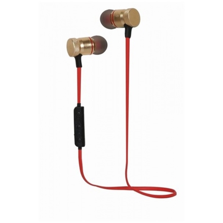 CARNEO Bluetooth Sluchátka do uší S3 červené, 8588006167214