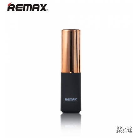 Power bank 2400mAh, Remax Lipstick, barva zlatá, AA-1116